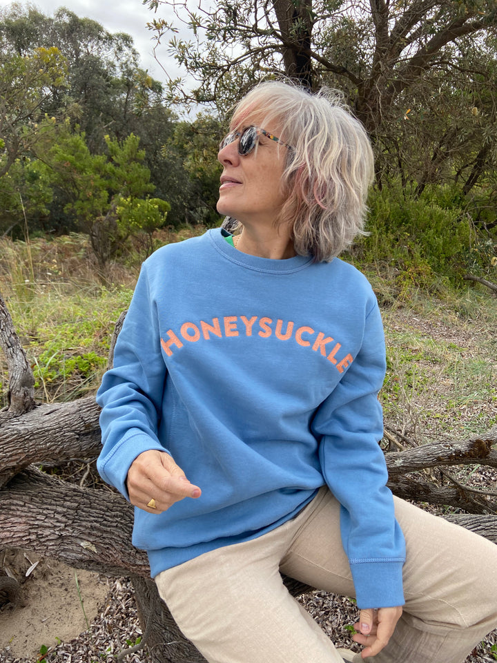 W.P.S.C Sweatshirt HONEYSUCKLE in Sky Blue