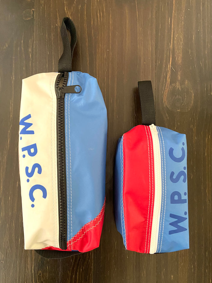 Sou'Wester Utility Bag / White, Blue and Red