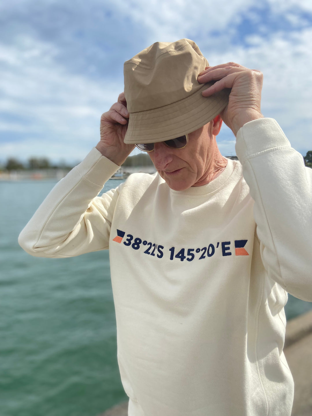 W.P.S.C Sweatshirt CO-ORDINATES in Natural