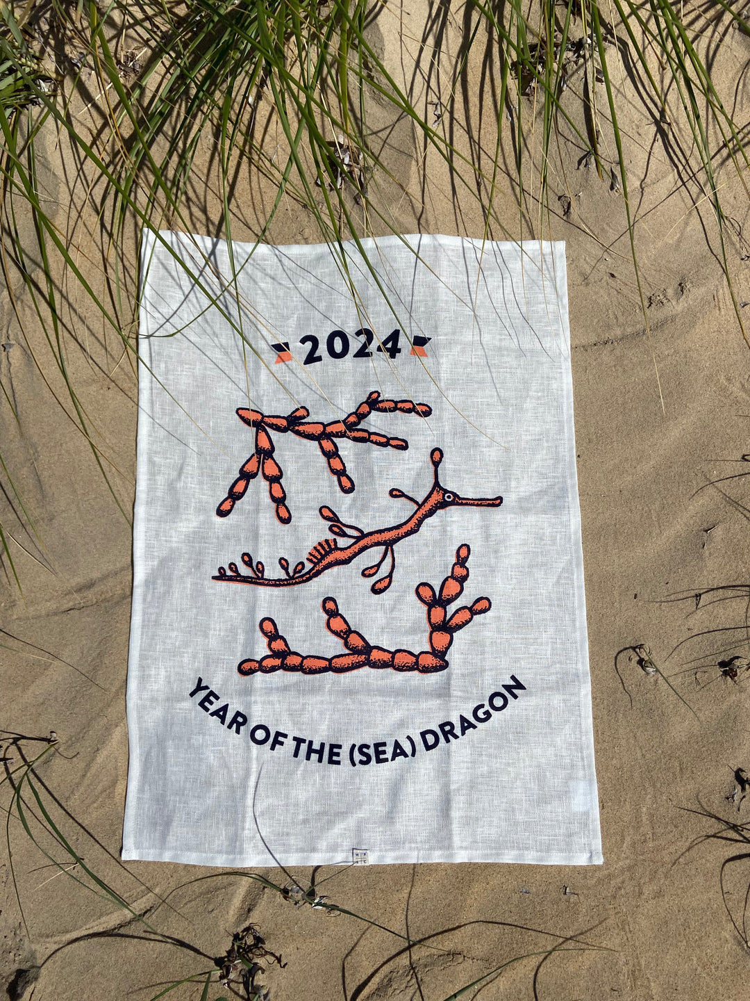 SOLD OUT! 2024 Year of the Sea Dragon W.P.S.C Tea Towel