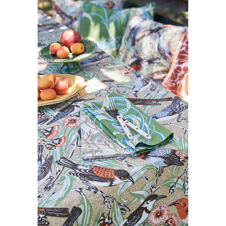 Flowering Gum  in Natural :  Cotton/Linen TABLECLOTH: '
